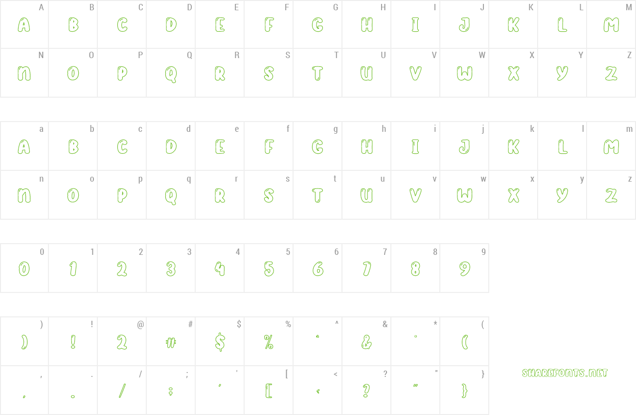 Font Donuts Chocolate preview